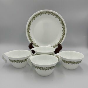 Vintage Corelle Spring Blossom “Crazy Daisy” 6 Pieces
